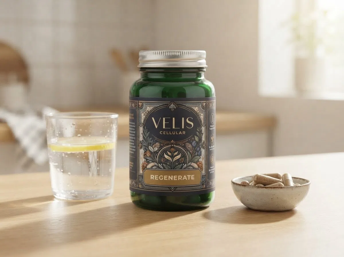 Velis Cellular pullo kasvisten kanssa